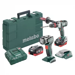 Metabo Cordless Combination Kit, Li-Ion, 18.0V