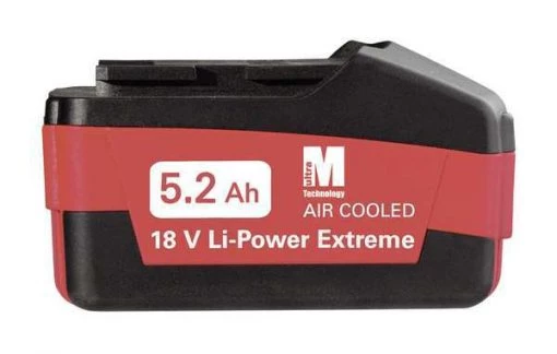 18.0V Li-Ion Battery, 5.2Ah Capacity