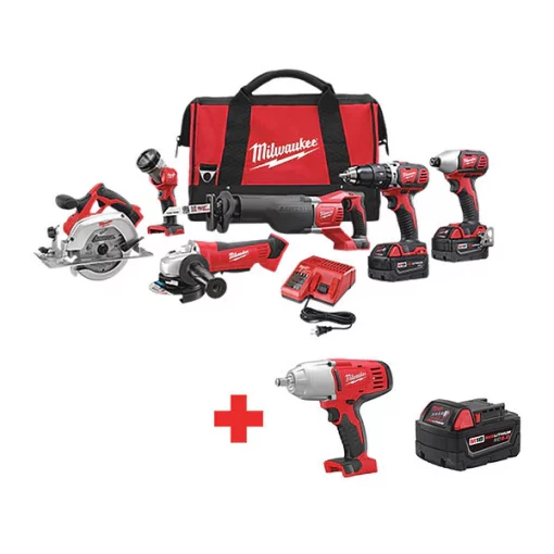 Milwaukee Cordless Combination Kit, w/Impact Wrench 1 Cordless Combination Kit, w/Impact Wrench