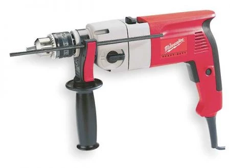Milwaukee 1/2" Pistol Grip Dual Torque Hammer Drill, 0-1350/0-2500 RPM w/Case