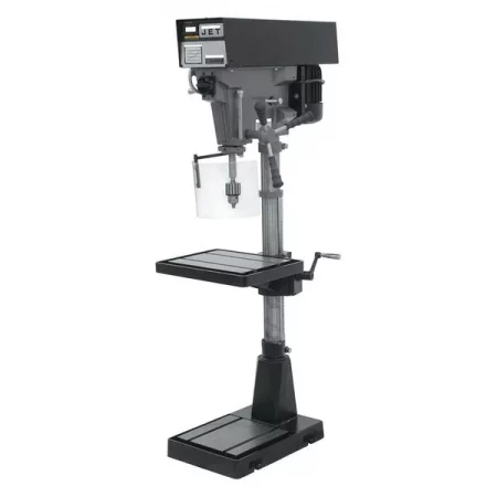Jet Floor Drill Press, Spline Drive, 1 hp, 115/230 V, 15 in Swing, Variable Speed
