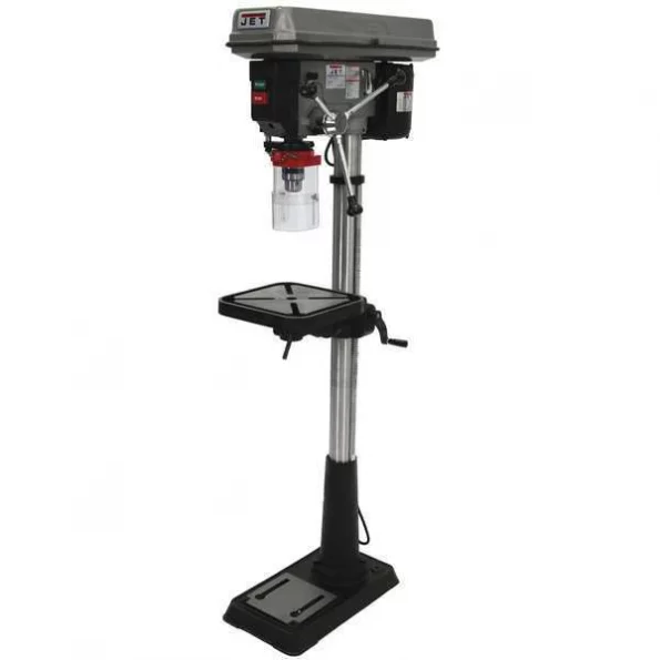 Floor Drill Press, Belt Drive, 3/4 hp, 115/230 V, 15 in Swing, 16 Speed