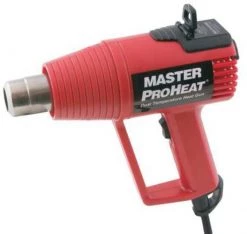 Master Appliance Heat Gun, Electric Powered, 120V AC, Dual Temp. Setting, 1,300 W Watt, Pistol Handle
