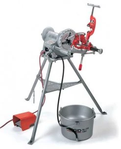 Ridgid Pipe Threading and Cutting Machines, 1/8 in to 2 in, Rod: 1/4 in to 2 in Bolt: 1/4 in to 2 in 5 Pipe Threading and Cutting Machines, 1/8 in to 2 in, Rod: 1/4 in to 2 in Bolt: 1/4 in to 2 in