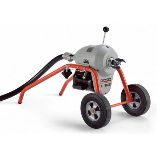 200 ft Corded Drain Cleaning Machine, 115V AC