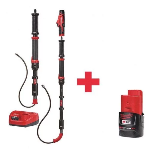 4 ft, 6 ft Cordless Drain Cleaning Machine, 12V