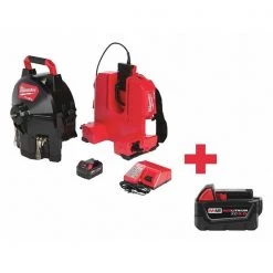 Milwaukee 100 ft Cordless Drain Cleaning Machine, 18V