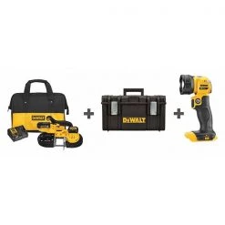 Dewalt Cordless Combo Kit, w/ Band Saw, Light