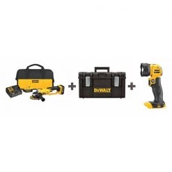 Cordless Combo Kit, w/ Angle Grinder