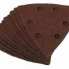 Eazypower Emery Cloth Sanding Pad, AO, 80 Grit, PK12