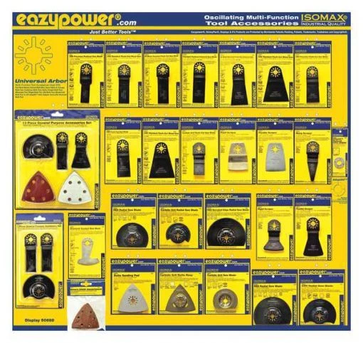 Oscillating Tool Accessories, 4in, 28 pcs.
