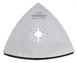 Eazypower Delta Sanding Pad, Steel Alloy, 3-5/8in.