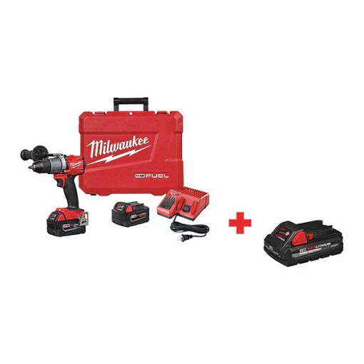 Milwaukee Cordless Drill/Driver Kit, w/Battery, Voltage: 18V 1 Cordless Drill/Driver Kit, w/Battery, Voltage: 18V