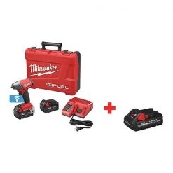 Milwaukee M18 FUEL(TM) 18.0 3/8" Cordless Impact Wrench Kit