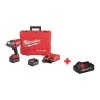 Milwaukee M18 FUEL(TM) 18.0 1/2" Cordless Impact Wrench Kit, Carrying Case
