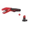 Milwaukee Cordless Tube Cutter Kit, 12.0V, No Load RPM: 500