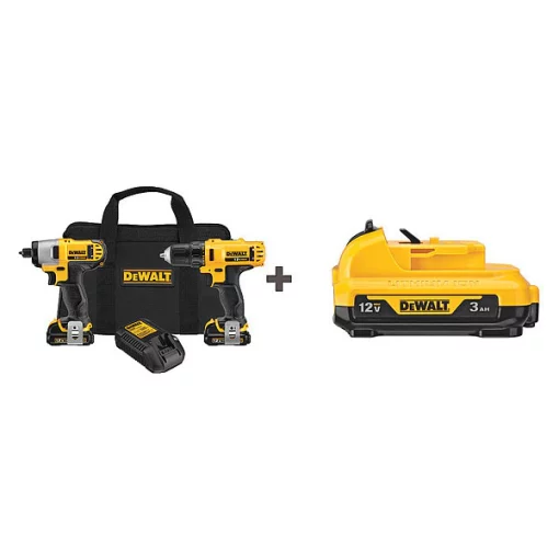 Cordless Combination Kit, 12.0V, 2 Tools