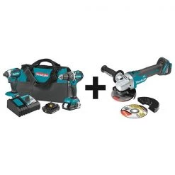 Makita Cordless Combination Kit, 3 Tools, 18V DC