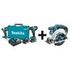 Makita Cordless Combination Kit, 3 Tools, 18V DC