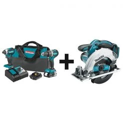 Makita Cordless Combination Kit, 3 Tools, 18V DC