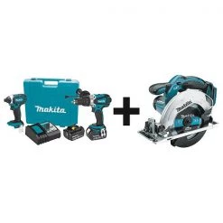 Cordless Combination Kit, 3 Tools, 18V DC