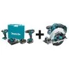 Makita Cordless Combination Kit, 3 Tools, 18V DC