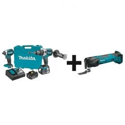 Cordless Combination Kit, 3 Tools, 18V DC