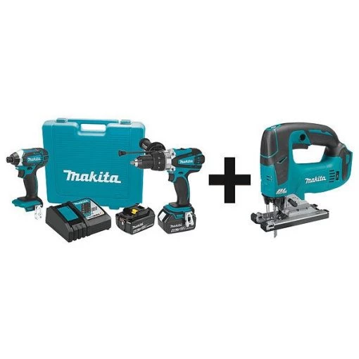 Cordless Combination Kit, 3 Tools, 18V DC