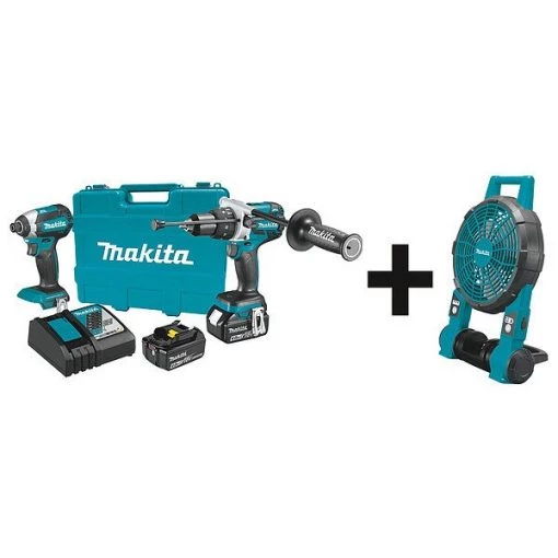 Cordless Combination Kit, 3 Tools, 18V DC