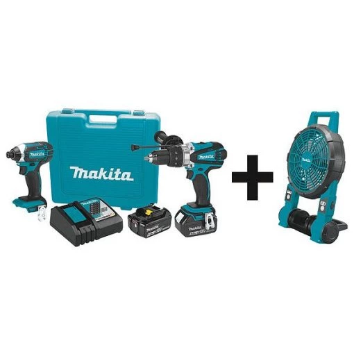 Makita Cordless Combination Kit, 3 Tools, 18V DC 1 Cordless Combination Kit, 3 Tools, 18V DC