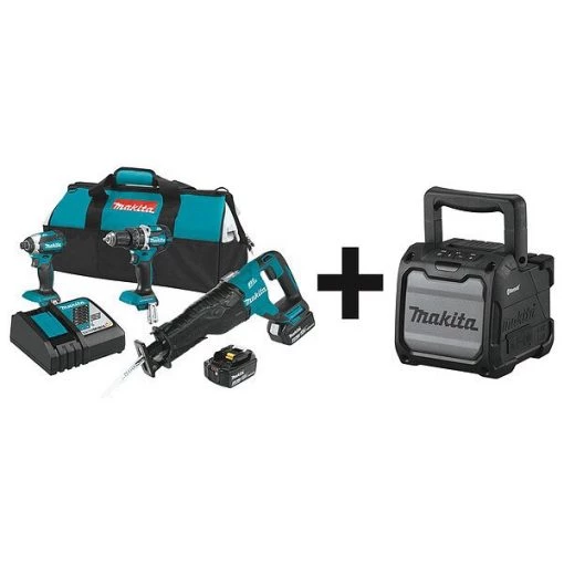 Cordless Combination Kit, 4 Tools, 18V DC