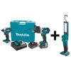 Makita Cordless Combination Kit, 3 Tools, 18V DC