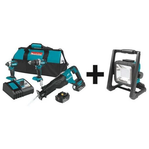 Cordless Combination Kit, 4 Tools, 18V DC