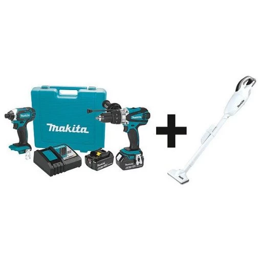 Makita Cordless Combination Kit, 3 Tools, 18V DC 1 Cordless Combination Kit, 3 Tools, 18V DC