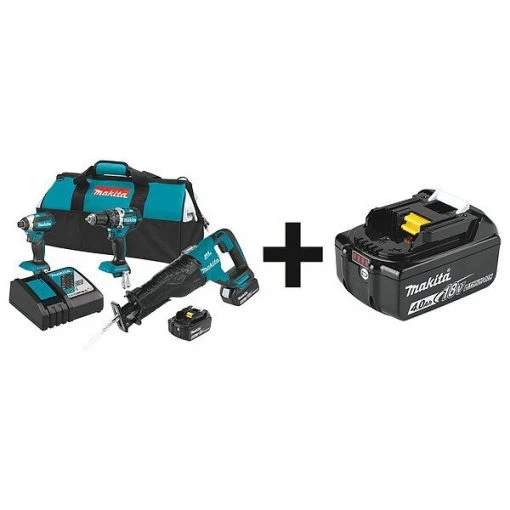 Cordless Combination Kit, 3 Tools, 18V DC