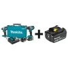 Makita Cordless Combination Kit, 2 Tools, 18V DC