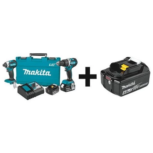 Makita Cordless Combination Kit, 2 Tools, 18V DC 1 Cordless Combination Kit, 2 Tools, 18V DC