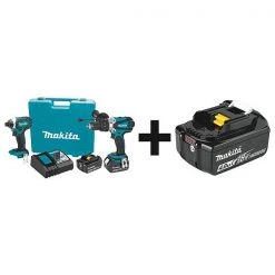 Cordless Combination Kit, 2 Tools, 18V DC