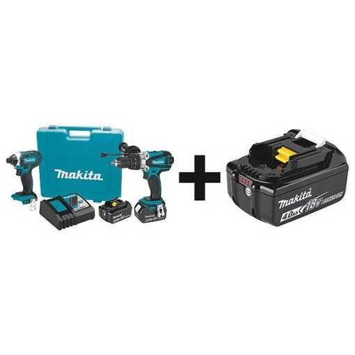 Cordless Combination Kit, 2 Tools, 18V DC