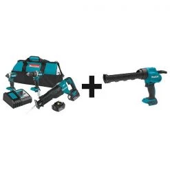 Cordless Combination Kit, 4 Tools, 18V DC
