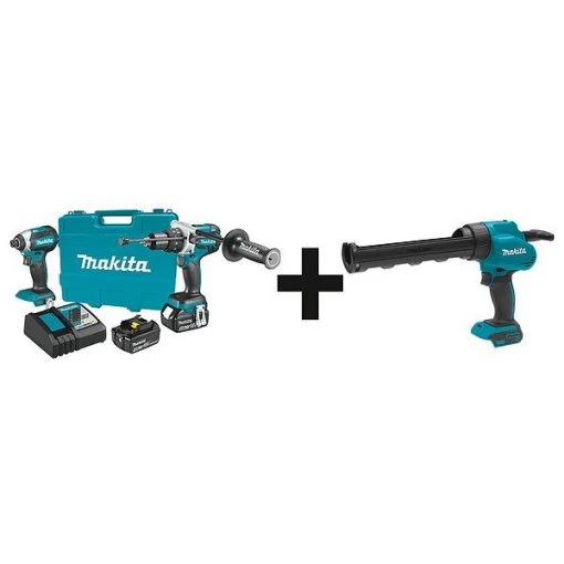 Cordless Combination Kit, 3 Tools, 18V DC