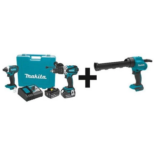 Cordless Combination Kit, 3 Tools, 18V DC