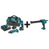 Makita Cordless Combination Kit, 18.0VDC, 3 Tools, Voltage: 18V