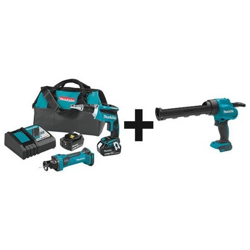 Cordless Combination Kit, 18.0VDC, 3 Tools, Voltage: 18V