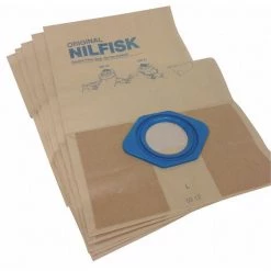 Nilfisk Dust Bag, 1in. L x 12in. W x 10in. H, PK5