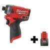 Milwaukee Impact Driver, Pistol Grip, 12VDC