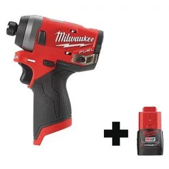 Milwaukee Impact Driver, Pistol Grip, 12VDC