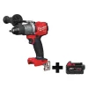 Milwaukee Cordless Hammer Drill/Driver, 18.0V