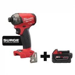 Impact Driver, Pistol Grip, 18VDC, Free Speed: 3000 RPM
