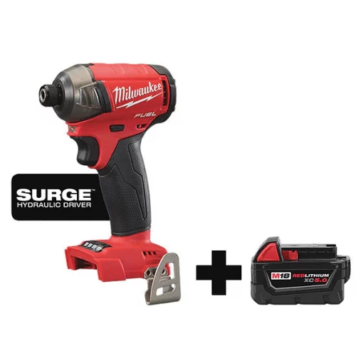 Impact Driver, Pistol Grip, 18VDC, Free Speed: 3000 RPM